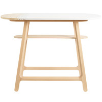Ziinlife 吱音 FZT010 北欧实木可折叠伸缩家用创意高脚白色桌子