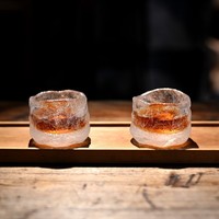 XILING 喜领 纯手工冰冻烧琉璃杯