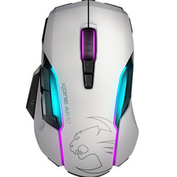 ROCCAT 德国冰豹 魔幻 Kone AIMO 艾摩 RGBA鼠标 白色