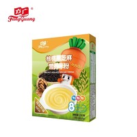 方广 辅食 核桃黑芝麻营养米粉250g/盒装 含钙铁锌多维米糊 *5件