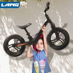 兰Q 平衡车 儿童平衡车无脚踏单车竞赛滑步车 巴厘蓝（镁合金车架免充气轮）
