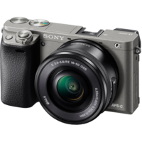 SONY 索尼  ILCE-6000L/a6000/6100/a6300 数码微单相机/照相机 A6000灰色双镜头（16-50+E50F1.8）