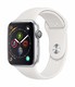 Apple Watch Series 4 (GPS, 44mm) - 银色框，白色表带