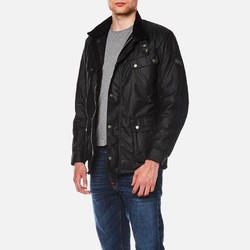 BARBOUR INTERNATIONAL 男士机车油蜡夹克