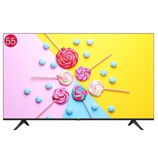 海信（Hisense）HZ55E3D  4K超高清 超薄全面屏 人工智能 HDR 语音控制 电视机