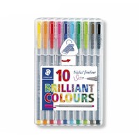 值友专享：STAEDTLER 施德楼 334 SB10 彩色勾线针管笔 10色套装