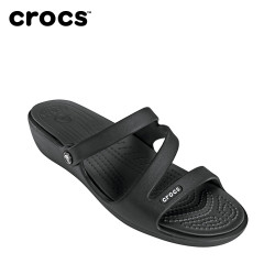 Crocs卡駱馳女涼鞋帕特西亞夏季戶外休閑平底女士拖鞋|10386