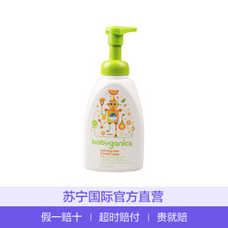 甘尼克宝贝(BabyGanics) 奶瓶餐具清洗液果蔬奶瓶清洁剂 柑橘味 473ml