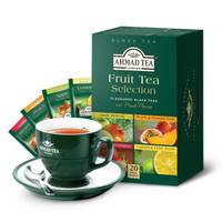 PLUS会员：AHMAD 亚曼 果味红茶四口味组合装 2g*20包