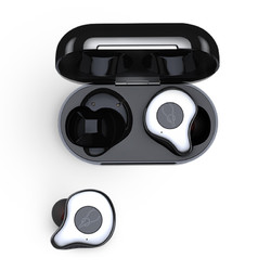 魔宴蓝牙耳机5.0苹果TWS真无线E12迷你ultra单双耳高通aptx运动跑步男女通用小型一对耳塞隐形入耳式超长待机