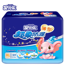 安儿乐(Anerle)超柔防漏(极薄芯)婴儿纸尿片 加大号 (XL号)29片(13kg以上)(中国大陆产)