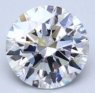 Blue Nile 1.01克拉 圆形切割钻石（切工EX，成色D，净度VVS2）