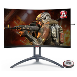 AOC AGON 爱攻III AG273QCX 27英寸 VA曲面电竞显示器（2560x1440、144Hz、FreeSync2、102%NTSC）