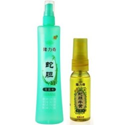 隆力奇蛇胆花露水195ml(竹叶清香型 清凉爽肤 防痱祛痱 提神醒脑)