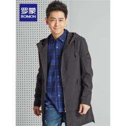 ROMON 罗蒙 JK18HF10601 男士中长款夹克
