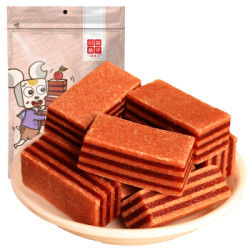 一品巷子休闲零食 蜜饯果干 山楂酪 夹心山楂汉堡280g/袋 *14件