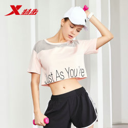 XTEP 特步 882228019103 女士短袖休闲上衣T恤