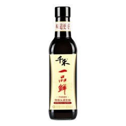 千禾 酱油 一品鲜特级头道生抽酱油 不加防腐剂 500mL *2件
