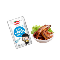 口水娃口水鱼(5种口味任选)休闲零食麻辣小鱼仔湖南特产(约55包)500g *2件