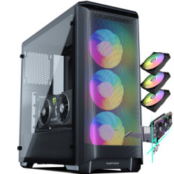 PHANTEKS 追风者 P400 Air 垂直显卡ARGB版 ATX台式电脑机箱
