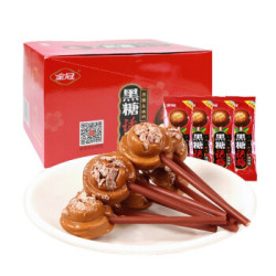 金冠 黑莓话梅糖 棒棒糖 儿童糖果零食 婚庆喜糖 拼购 棒棒糖360g*1盒(50支)