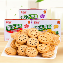 嘉士利 果乐果香夹心饼干680g