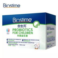 合生元(BIOSTIME)儿童婴幼儿益生菌冲剂 1.5g*30袋 (适用于:0-7岁)益生元 免疫调节 法国原装进口 *2件