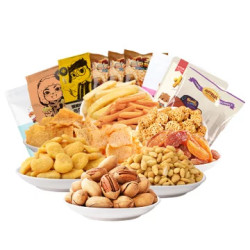 三只松鼠 零食大礼包 1048g
