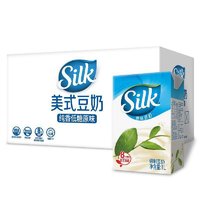限地区：植朴磨坊Silk美式豆奶纯香低糖原味利乐包1000ml×6包