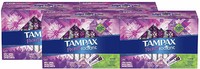 Tampax Radiant 塑料卫生棉条，常规腹部，无香味，32 支装，4 支装 超紧凑 4片装 128