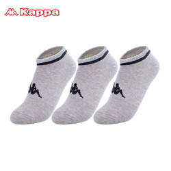 历史低价：Kappa卡帕 短袜白色棉质厚保暖跑步运动袜子（3双装） *3件