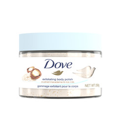 Dove 多芬 夏威夷果碎和米浆 冰激凌身体磨砂膏 298g *2件