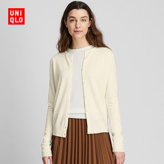 UNIQLO 优衣库 美利奴圆领开衫(长袖) 418666