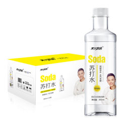 天下水坊苏打水355ml*24瓶柠檬味无糖饮料多规格整箱批发