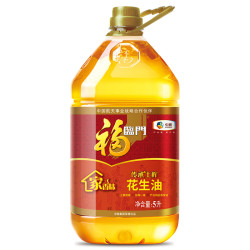 福临门 家香味传承土榨 一级花生油 5L *2件