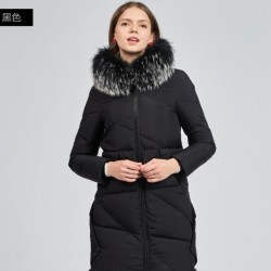 雪中飞 X70140008-Y 女款中长羽绒服