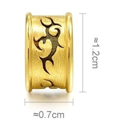 Chow Sang Sang 周生生 Charme XL酷黑系列 86641C 足金转运珠(勇气)