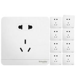 Schneider Electric 施耐德 绎尚系列 五孔插座 *5件