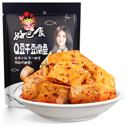 好巴食 豆腐干 休闲零食 Q豆干豆腐鱼红烧香辣味200g