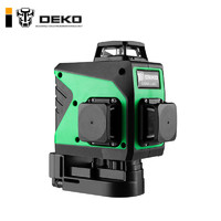 DEKO 水平仪12线绿光德国机芯贴墙仪平水仪投线仪3D十二线高精度