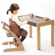 家逸（JIAYI） 家逸 学习书桌  学习桌椅组合 简约小学生课桌 一桌一椅 RF-473棕色
