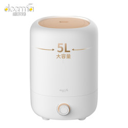 德尔玛(deerma) 加湿器F725 5L大容量 畅快大雾量 活性炭净化 办公室卧室家用超声波式有雾旋钮式加湿器
