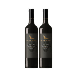纷赋(WOLFBLASS) 灰牌设拉子红葡萄酒 750ml*2瓶