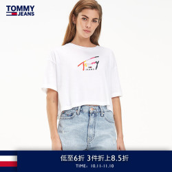 TOMMY JEANS 女装2019春季短袖T恤-DW0DW06224