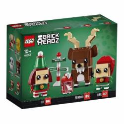 乐高LEGO 方头仔系列 40353 圣诞节驯鹿与圣诞精灵