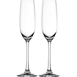 Spiegelau德国进口水晶玻璃高脚杯气泡酒杯香槟杯甜酒杯2个套装