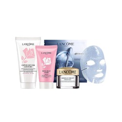 LANCOME 兰蔻 护肤小样 4件套（面膜28g+面膜30ml+洗面奶50ml+面霜15ml）