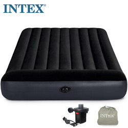 INTEX气垫床 充气床垫双人家用加大 单人折叠床垫加厚 户外便携床