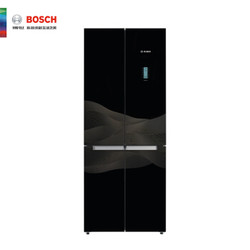 BOSCH 博世 KMF46S50TI 十字对开玻璃门冰箱 452升 黑色