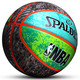 正品斯伯丁篮球7号七号橡胶学生室外NBA彩色花式炫彩比赛83-645Y